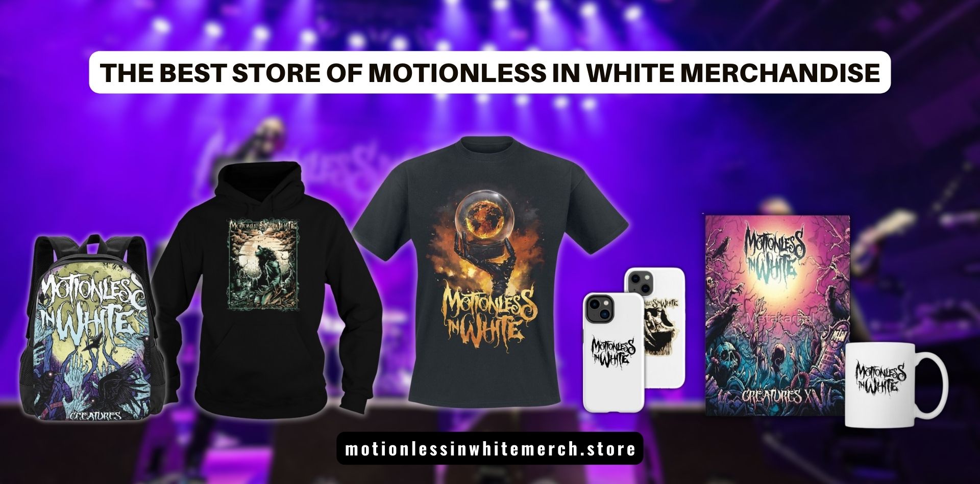 no edit motionless in white Banner - Motionless In White Shop