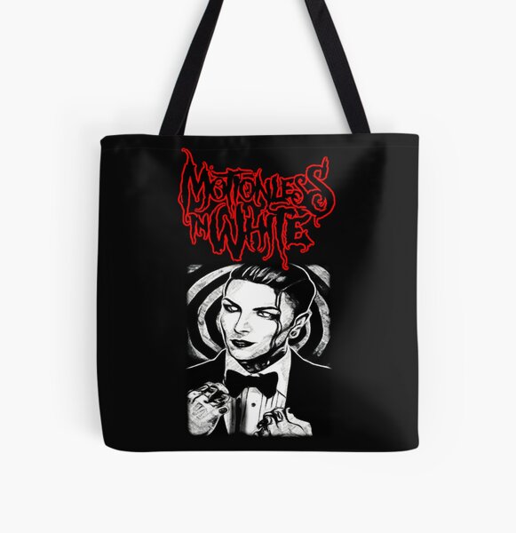New Stock Motionless In White All Over Print Tote Bag RB3010 product Offical motionlessinwhite Merch