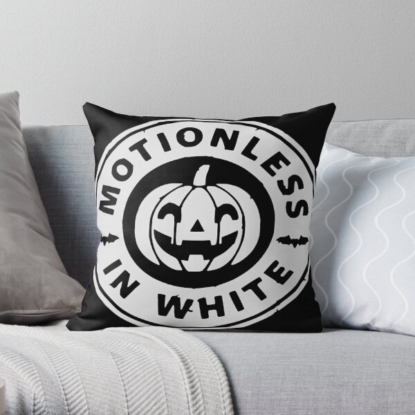 M.I.W motionless 12 in white Throw Pillow RB3010 product Offical motionlessinwhite Merch