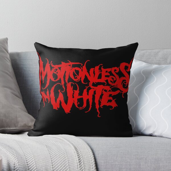 M.I.W motionless 12 in white Throw Pillow RB3010 product Offical motionlessinwhite Merch